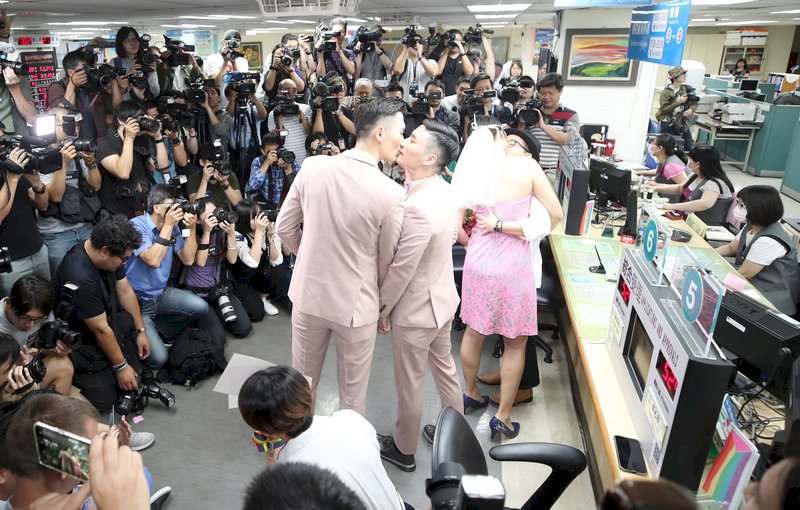 타이완에 상주하는 외국인의 동성혼인 승소