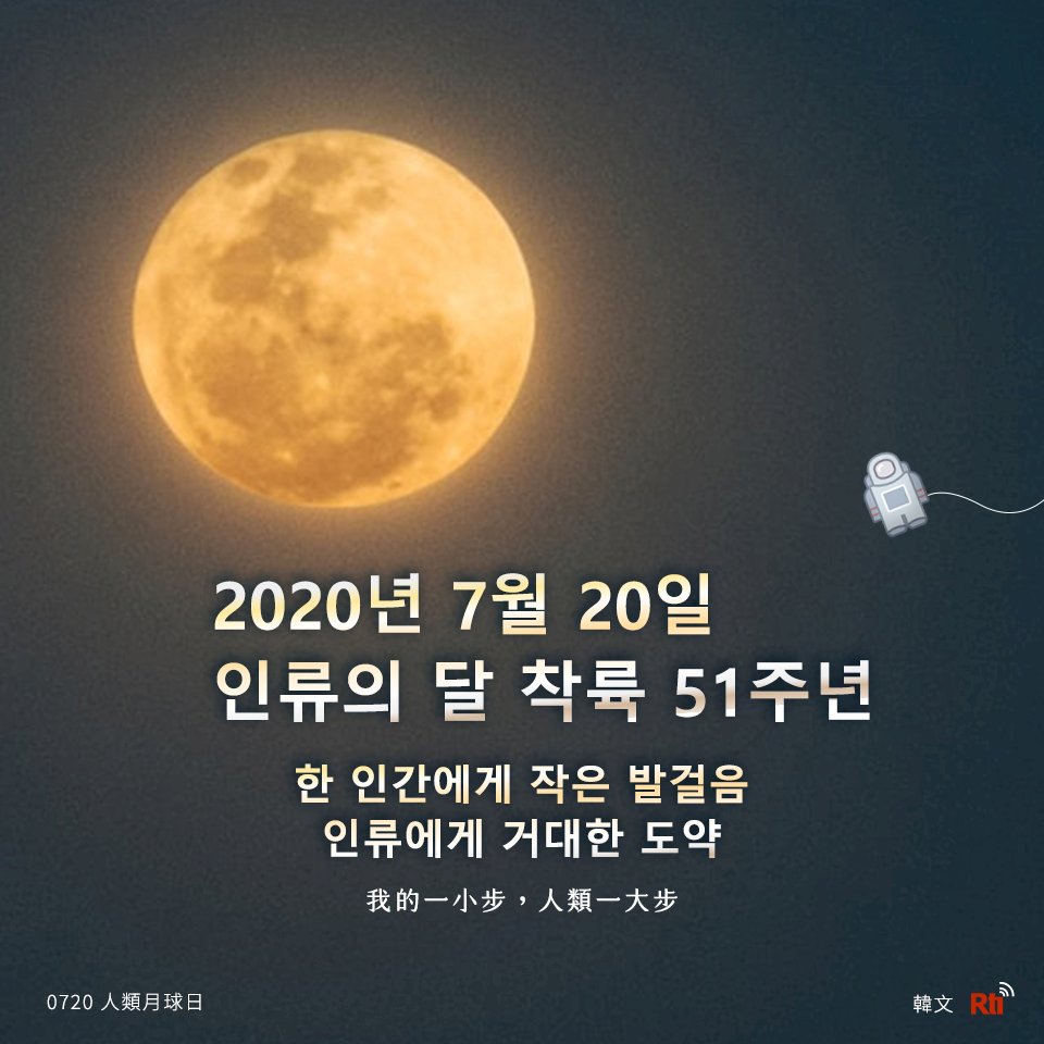 인류의 달 착륙 기념일, 달나라에 누가 살고 있나?