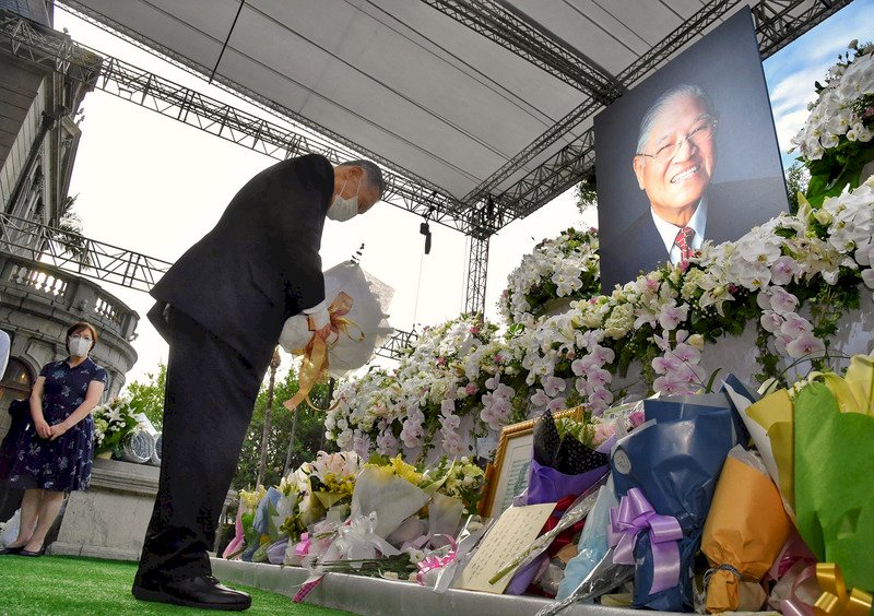 (포토) 모리 요시로 일본 전 총리 내방