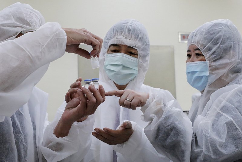 부총통 3대 백신연구업자 방문, 타이완 지켜달라 당부