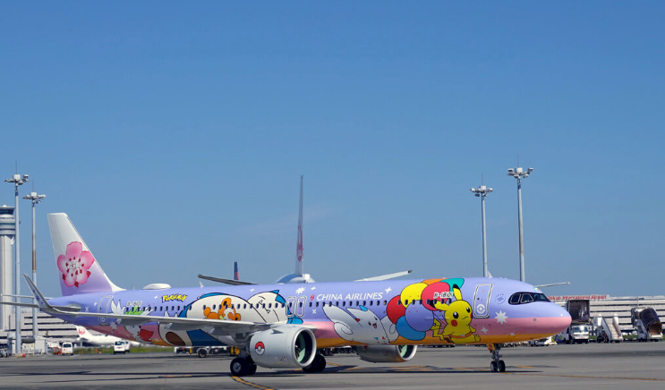 중화항공, 인기 애니메이션 ‘포켓몬’ 항공기 캐릭터 래핑 항공기 운항