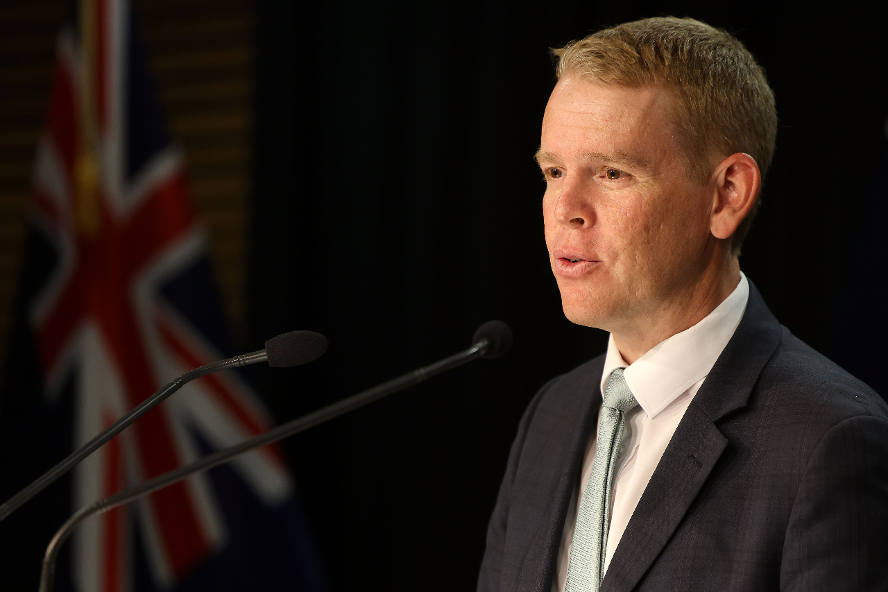 뉴질랜드 신임 총리 크리스 힙킨스(Chris Hipkins)가 현지시간 1월25일 취임했다. -사진: AFP