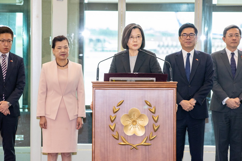 蔡 총통, ‘타이완은 세계에 이바지할 능력과 의지 있다’ 강조