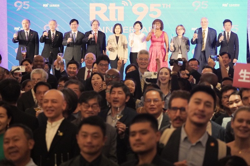 Rti개국 95주년, 차이 총통 ‘타이완의 소리를 지속적으로 대외 전파해주길’ 당부